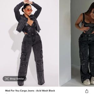 Mad for you cargo jeans from Fashion nova